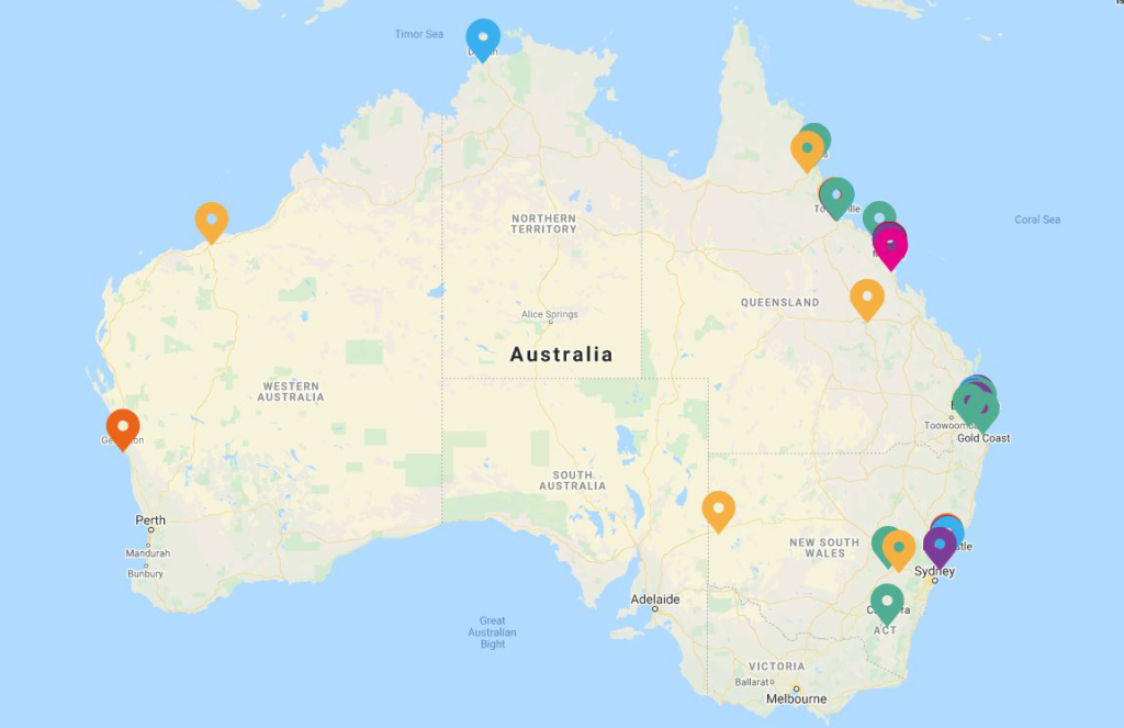 map of australia - sentinel2 | Sentinel